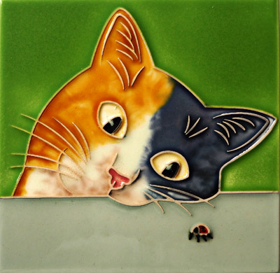 Cat and Ladybird